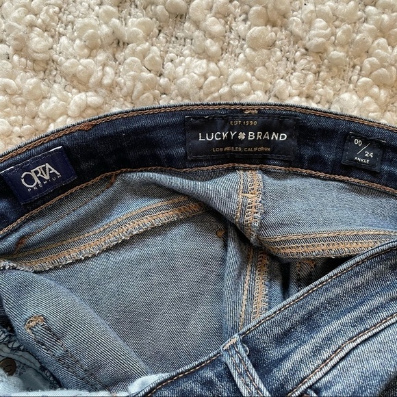 𝅺LUCKY Brand Ava Skinny Ankle Medium Wash 24 - Picture 3 of 6